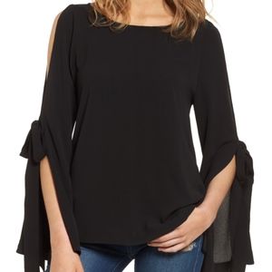 B.P. Tie Sleeve Blouse